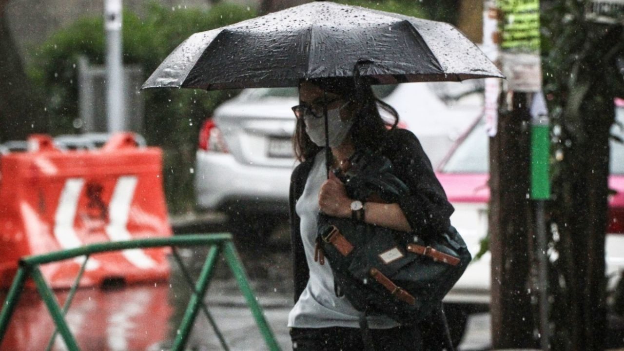 Climate Mexico: Don't keep the umbrella!  Rains and electric shocks are expected in CDMX