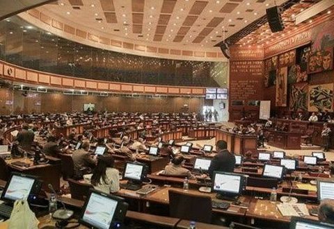 ENTREGA. Jairón Merchan, el 21 de septiembre, durante la entrega del Plan Nacional de Desarrollo.