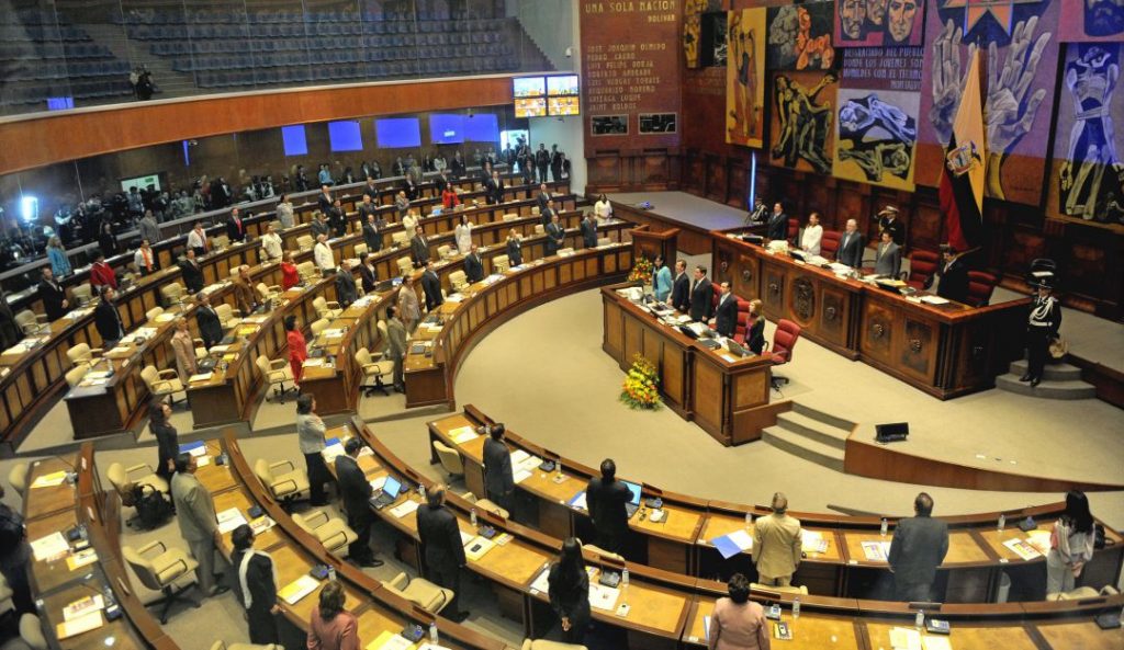 La Asamblea Nacional de Ecuador.