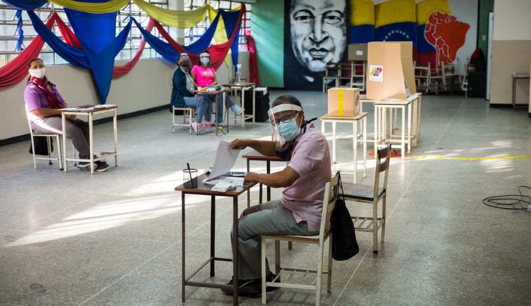 Jornada de elecciones legislativas en 2020 en Venezuela.