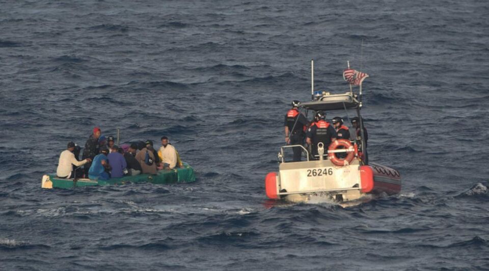 18 Cuban rafters are placed in federal custody after making landfall in a Florida key