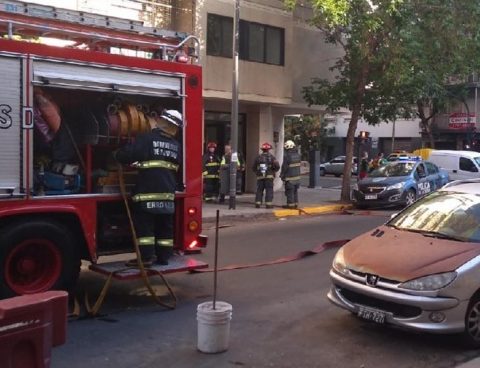 A man suffered burns in a fire from a gas leak in a Palermo building