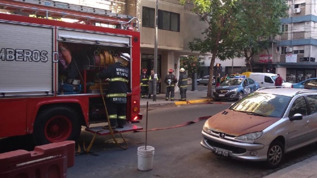 A man suffered burns in a fire from a gas leak in a Palermo building