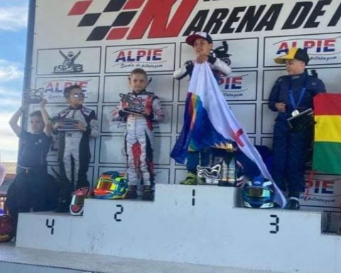 Bolivians stood out in the Sao Paulo karting Cup