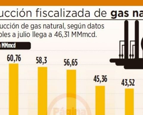 Experts consider the sale of gas to Peru unfeasible due to low production