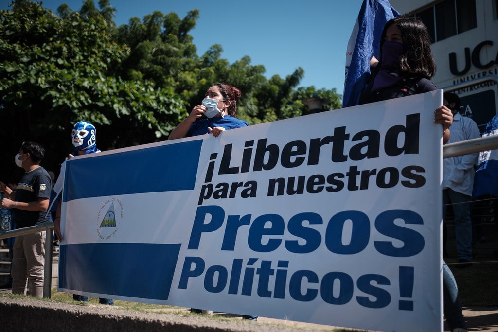 Presos políticos en celdas de máxima seguridad, presos políticos de Nicaragua