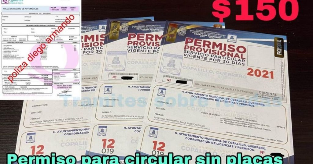 Facebook profiles sell irregular permits to circulate in CDMX