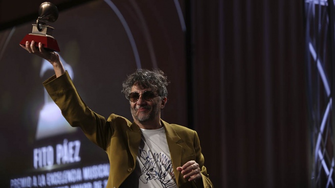 Fito Páez received the Grammy for being "part of the great Argentine artistic laboratory"