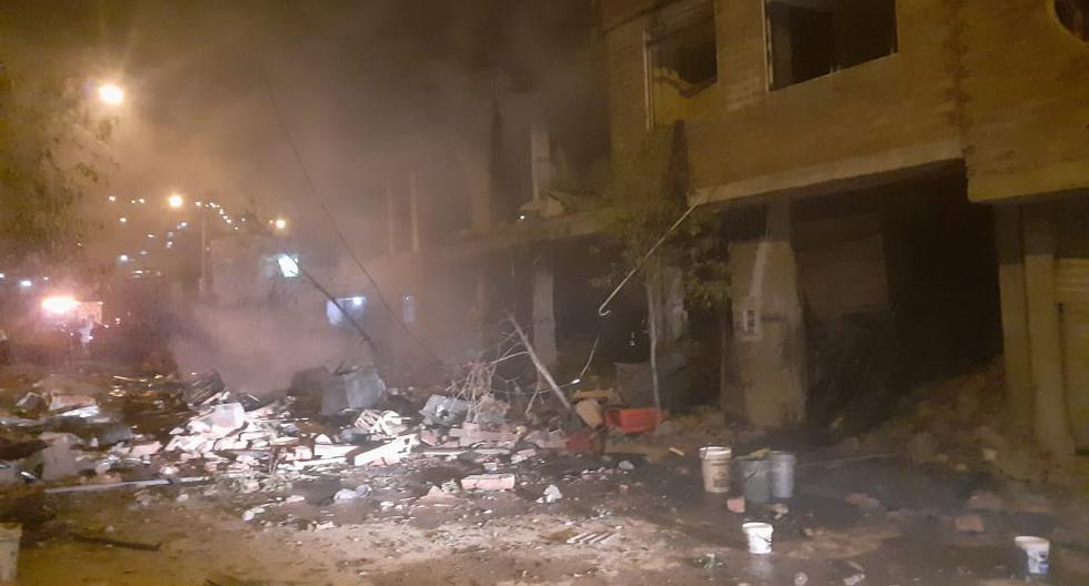 Huancayo: Explosion in a pyrotechnic warehouse leaves one dead, two injured, a house destroyed and several affected (VIDEO)