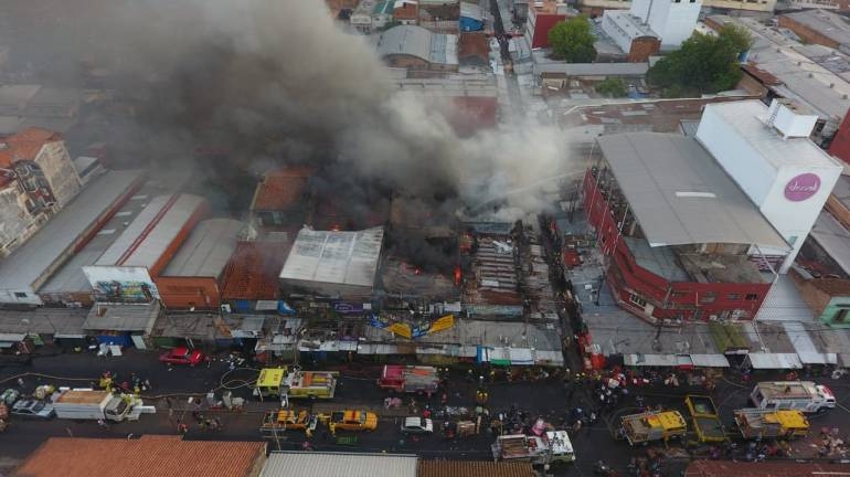 Market fire 4: detours in traffic