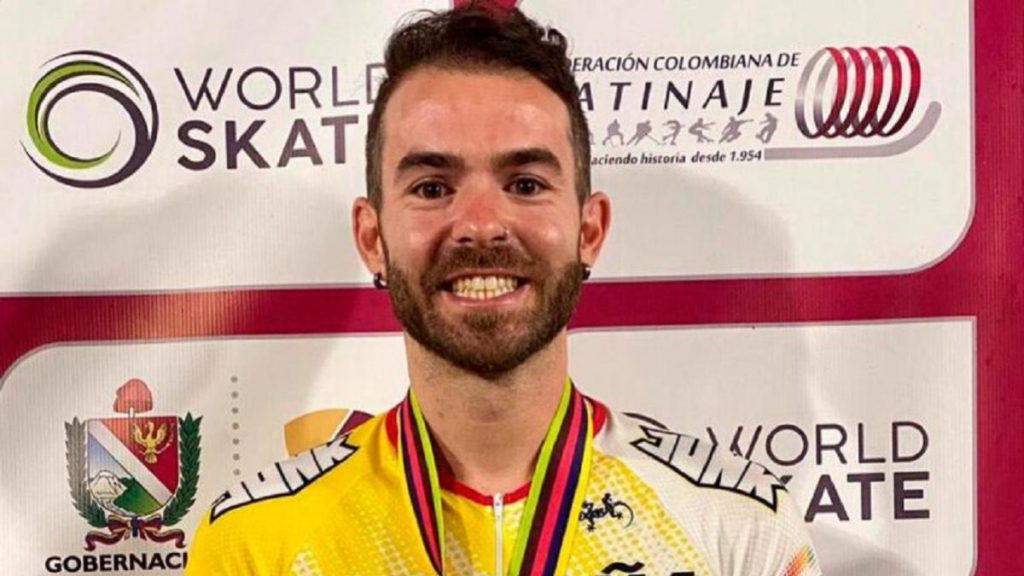 Patxi Peula, plata mundial de patinaje en Colombia