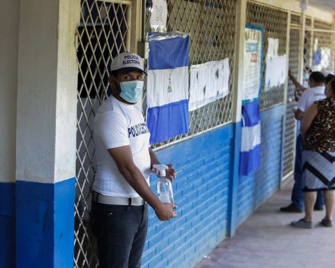 Centro de votación en Ticuantepe