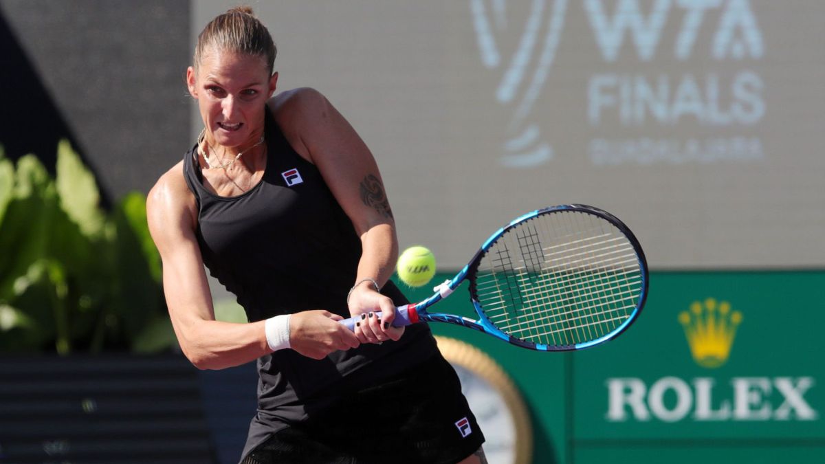 Pliskova obliga a Muguruza a ganar para estar en semifinales