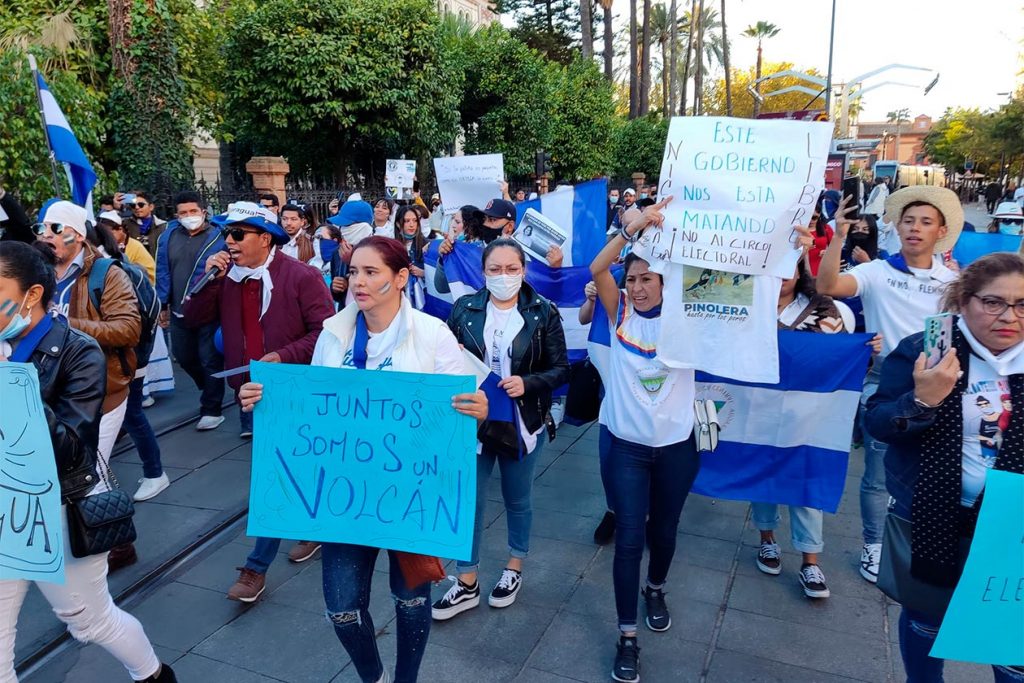 España Nicaragua votaciones