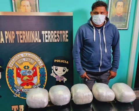 Tacna: They seize more than 5 kilos of drugs at the land terminal