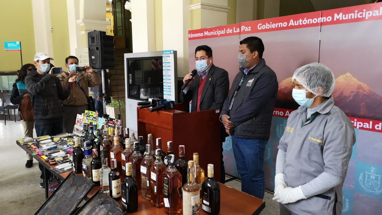 The Municipality seized 800 bottles of trout alcoholic beverages