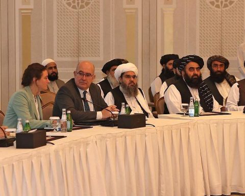 The Taliban meet with a delegation from the European Union in Qatar