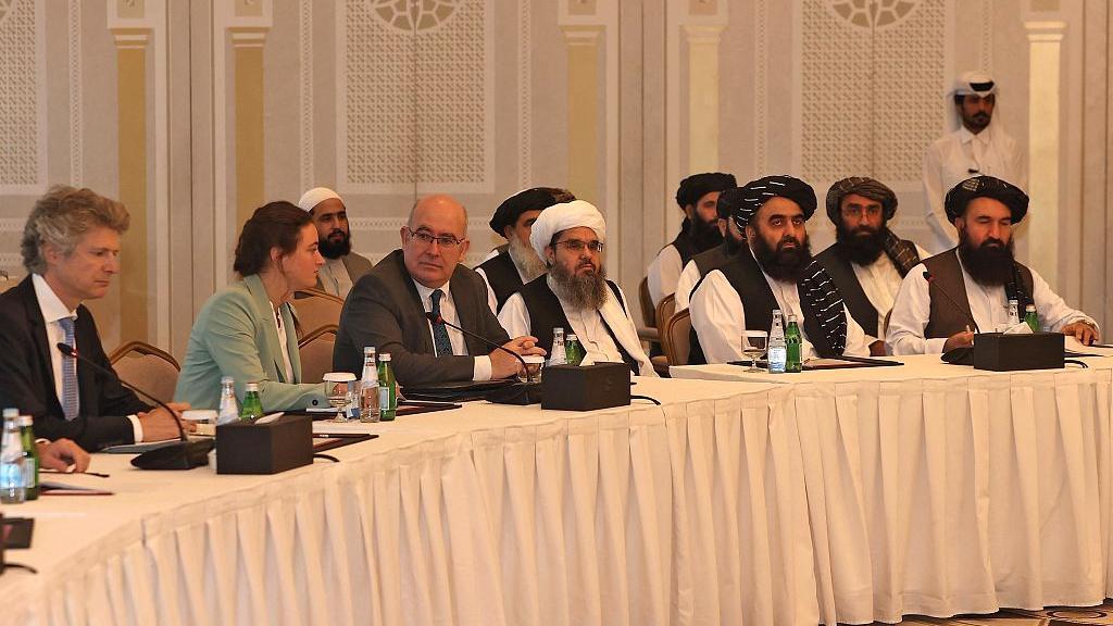 The Taliban meet with a delegation from the European Union in Qatar