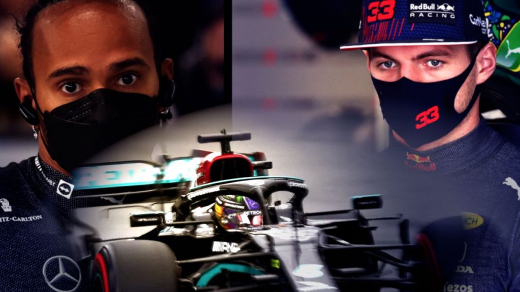 The controversial disqualification of Lewis Hamilton for an illegal DRS with penalty for Verstappen