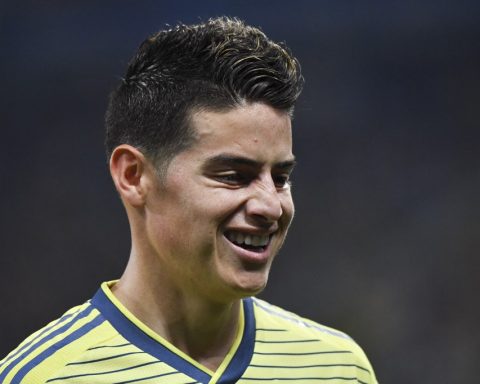 The emotion of James Rodríguez when he found out that he returned to the Colombian National Team