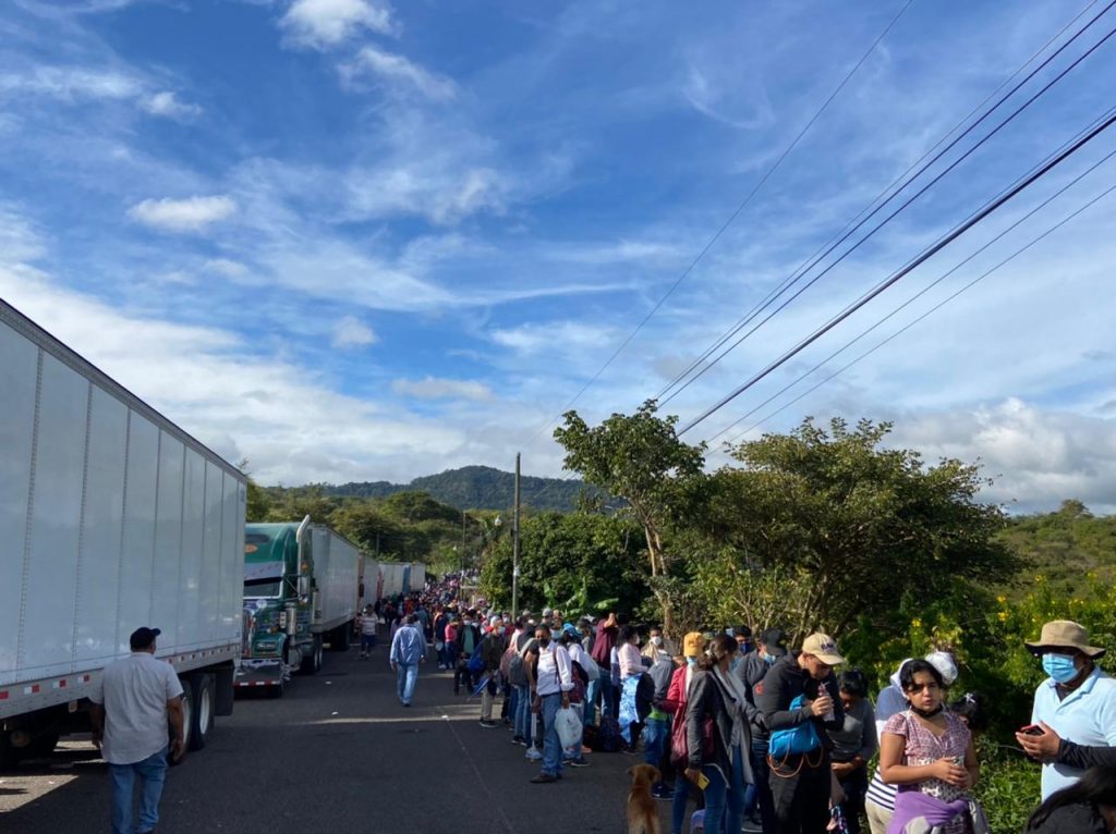 Vacunación de nicaragüenses en Honduras