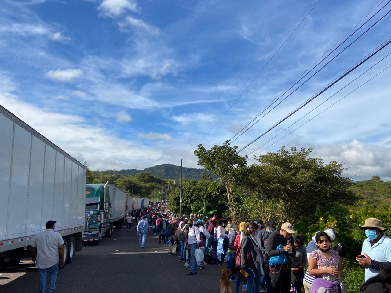Vacunación de nicaragüenses en Honduras