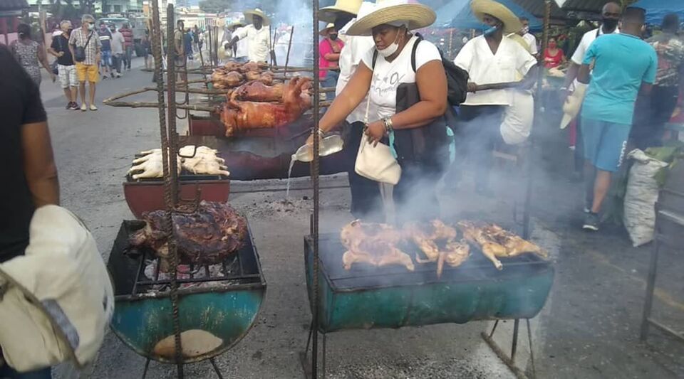 Waste of food at low prices at the Santiago de Cuba fair to satisfy the people