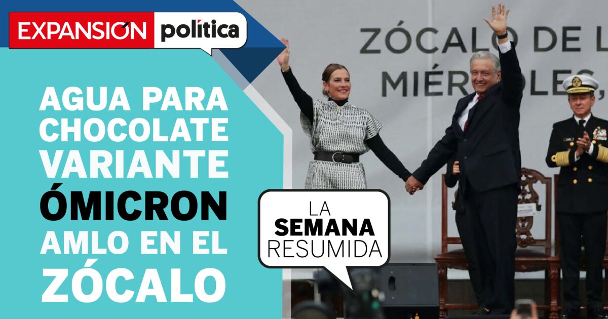 AMLO starts a new campaign and not for the Ómicron variant in #LaSemanaResumida