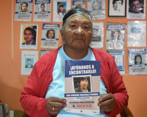BÚSQUEDA. Zoila Chimbo es madre de Luis Guachalá, desaparecido en 2014. Ella inició acciones legales internacionales al no tener respuesta en el país.