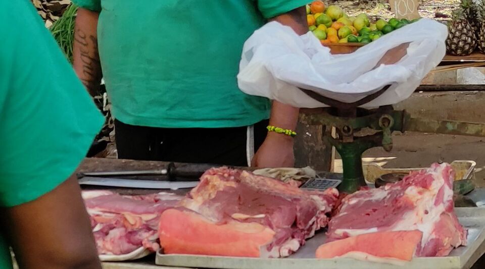 In Cienfuegos there is pork, but at 270 pesos per pound