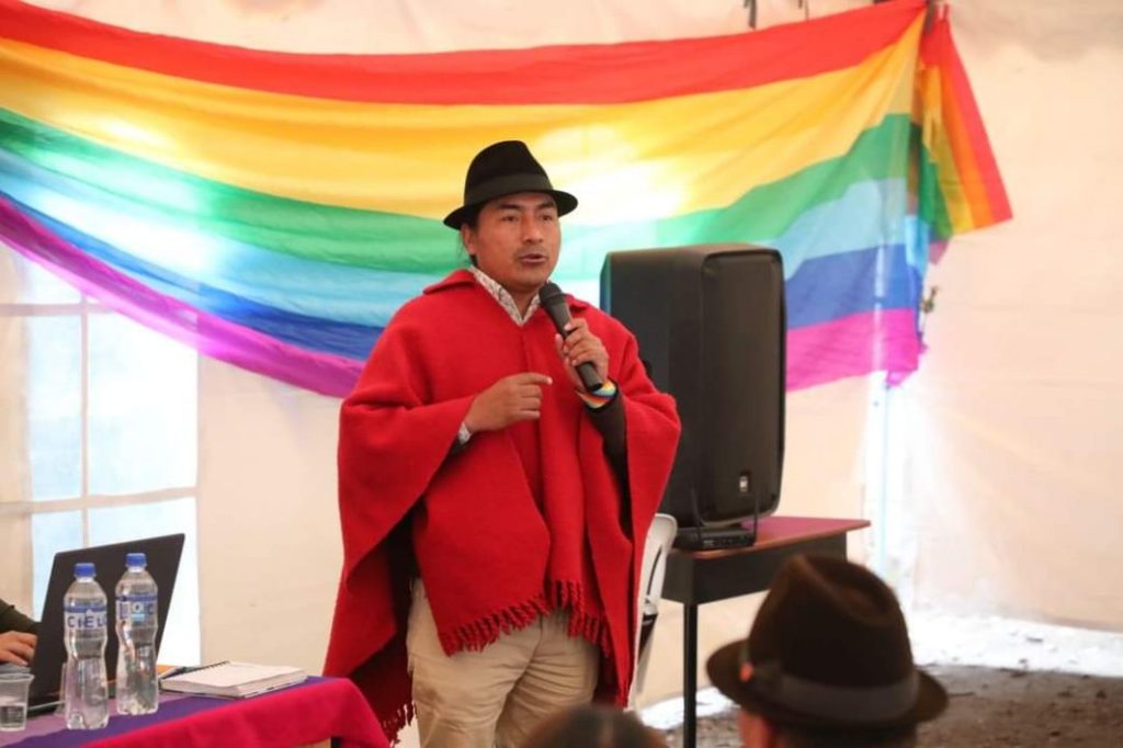 Leonidas Iza will apply indigenous justice to a part of the Pachakutik assembly members