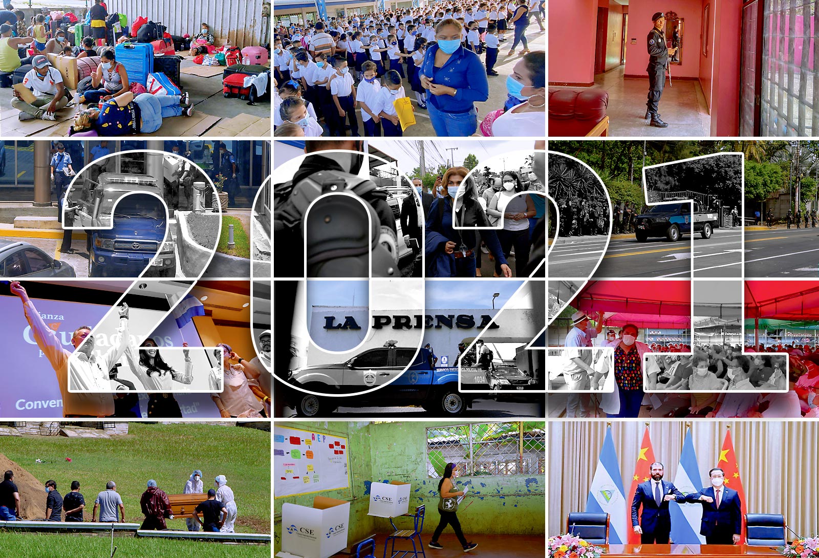 Photo report: 2021, a year marked by political harassment and electoral farce