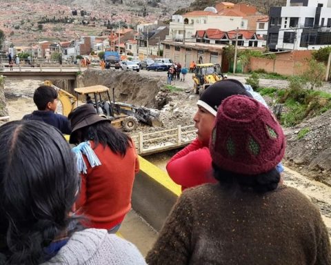 Rains cause alarm in the south of La Paz and the north of El Alto