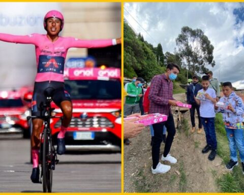 El ciclista Egan Bernal llevará regalos a los niños de Zipaquirá