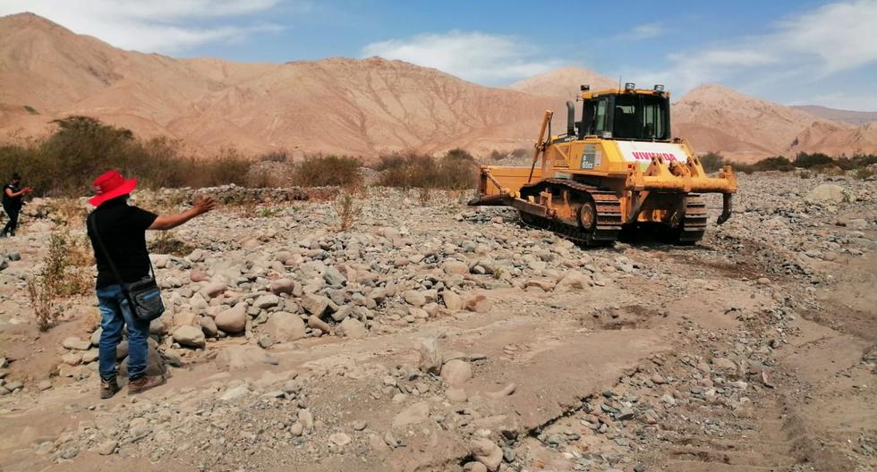 Tacna: They reinforce the Uchusuma river channel to mitigate possible huaicos