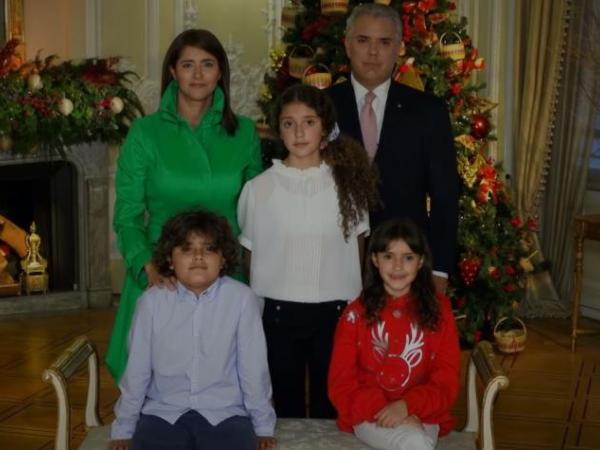 The Christmas message of President Iván Duque and his family