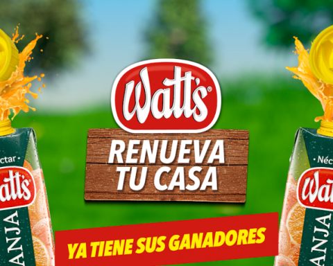 The Renová tu casa con Watt's promo culminated