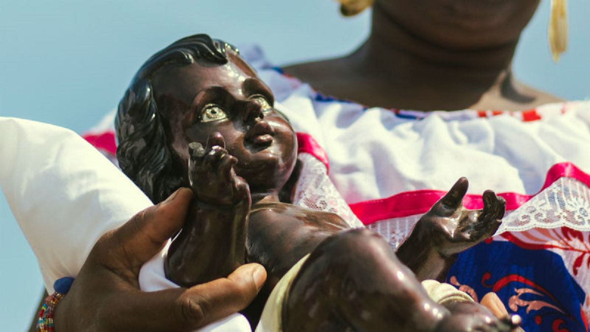 El pueblo que celebra la Navidad en febrero y con un Niño Dios negro.