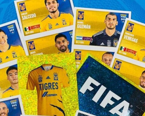 Tigres UANL will appear in Panini's FIFA 365 album