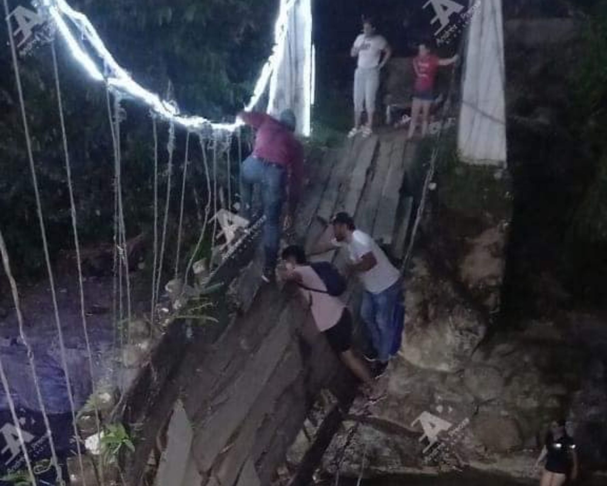 "Tragedy announced": While crossing the Las Pailas bridge in Caquetá, it collapsed