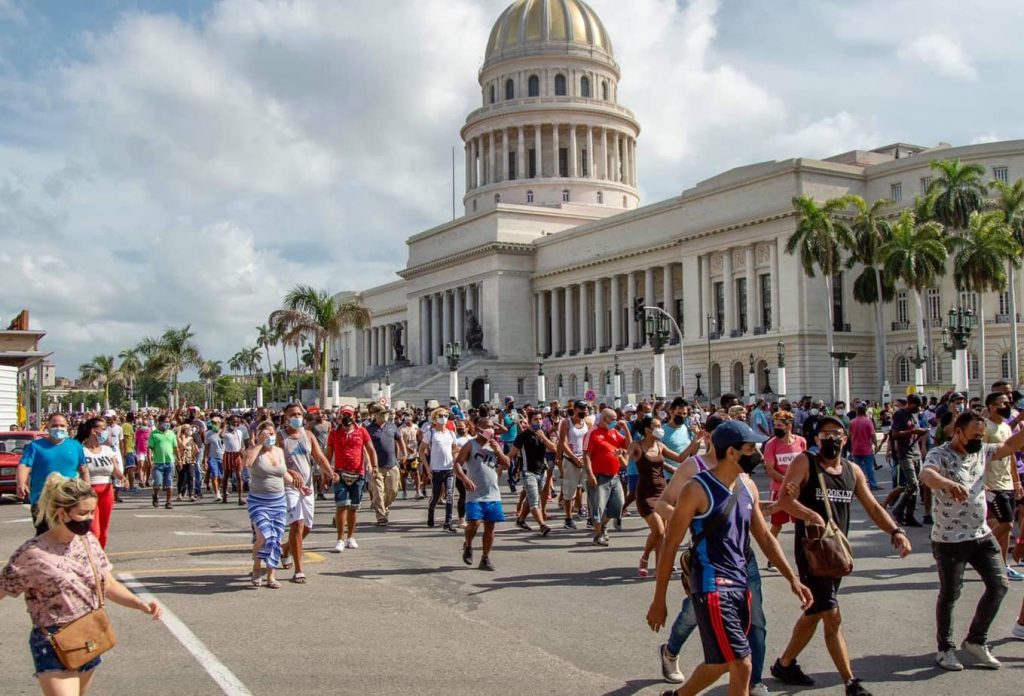 protesta en cuba