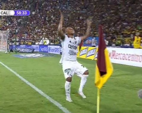 With this goal from Jhon Vásquez, Murillo Toro was silenced;  it was the partial tie