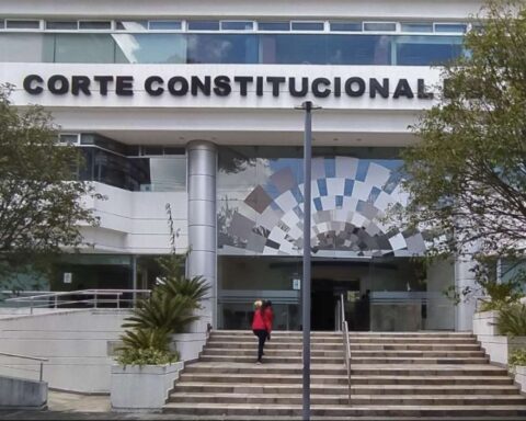 Fachada del edificio de la Corte Constitucional del Ecuador.