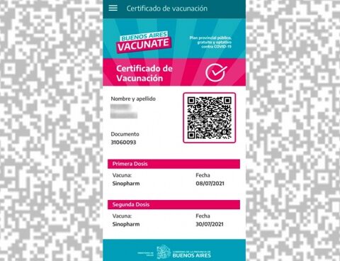 Complaint of the Buenos Aires Government for apocryphal vaccination cards