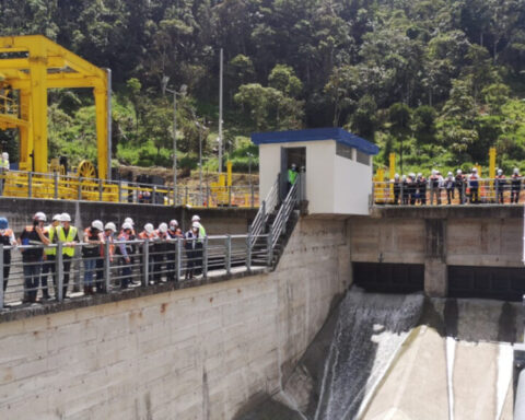 Obras de la Hidroeléctrica Toachi-Pilatón en Pichincha, Santo Domingo y Cotopaxi. Foto: Celec