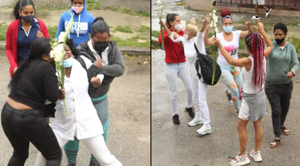 Cuban Police detain several Ladies in White to prevent a protest