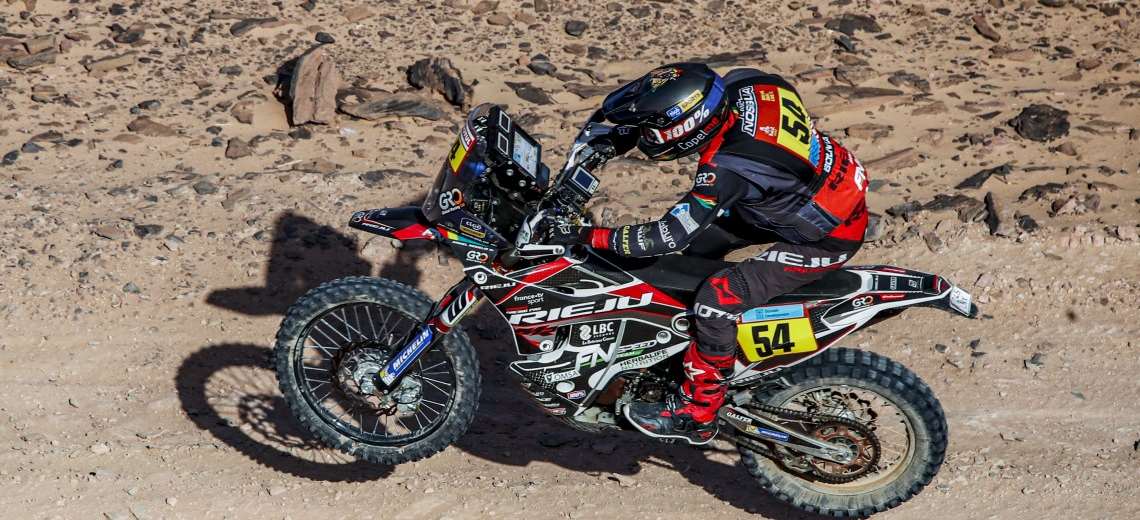 Daniel Nosiglia climbs a position again in the Dakar rally