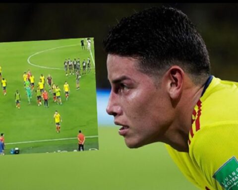 "Don't whistle us": James and his anger with the fans who whistled at the team after losing against Peru