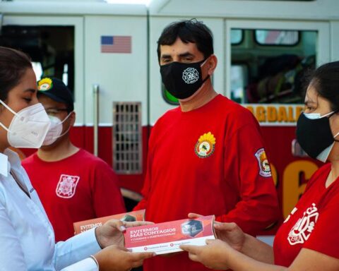 Firefighters of Peru receive 200 thousand masks from Grupo Romero [FOTOS]