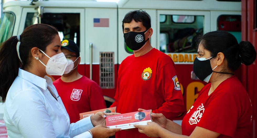 Firefighters of Peru receive 200 thousand masks from Grupo Romero [FOTOS]